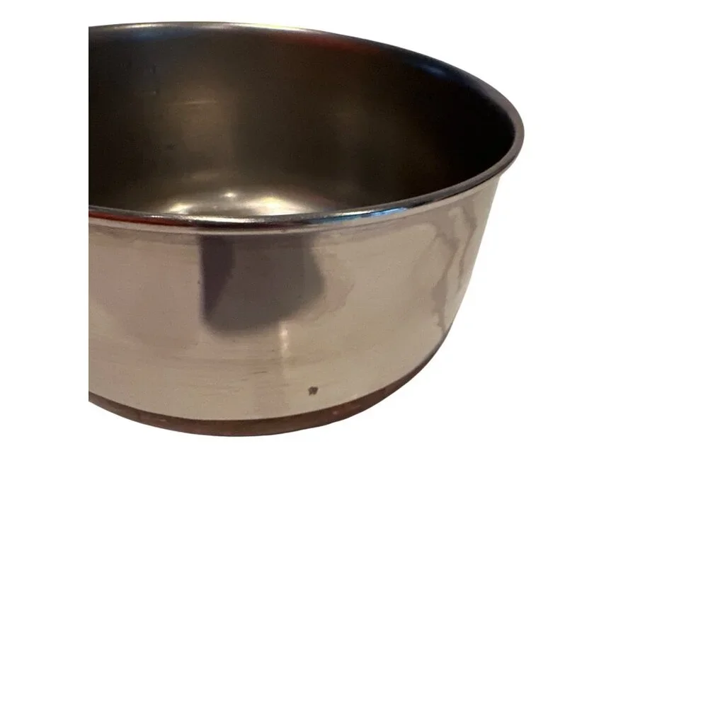 Vintage Revere Ware Stainless Steel 1qt. Saucepan With Black Handle NO Lid